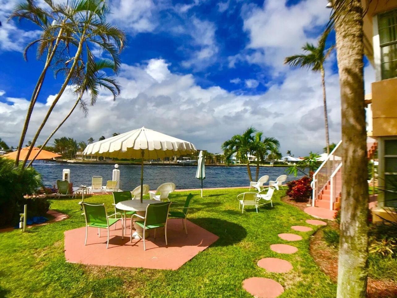 Studio Intracoastal Views! 5 Min Walk To The Beach Villa Pompano Beach Exteriör bild